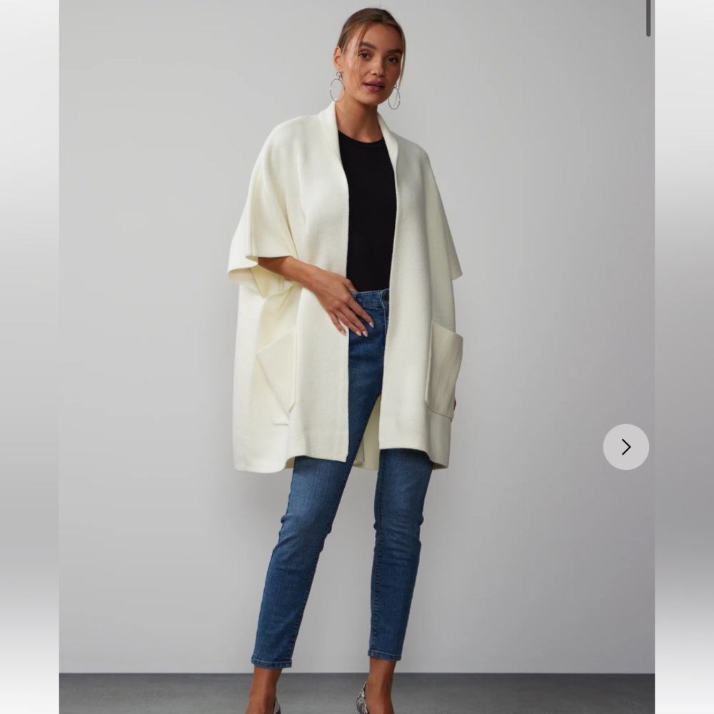 NWT New York & Company Quarter Sleeve Shawl Collar Cardigan (3X/4X)